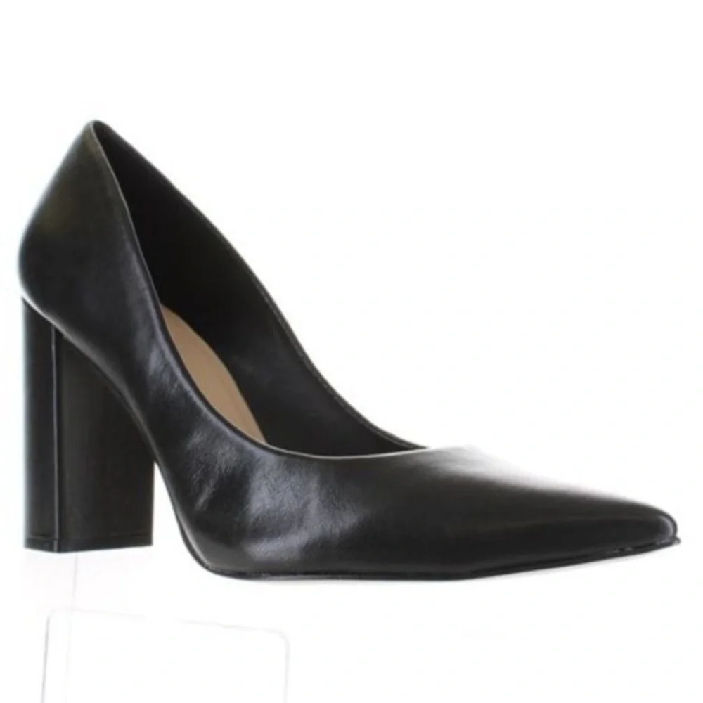 Massimo Matteo Anna Black Pumps Heels Shoes Quiet Luxury Career Professional